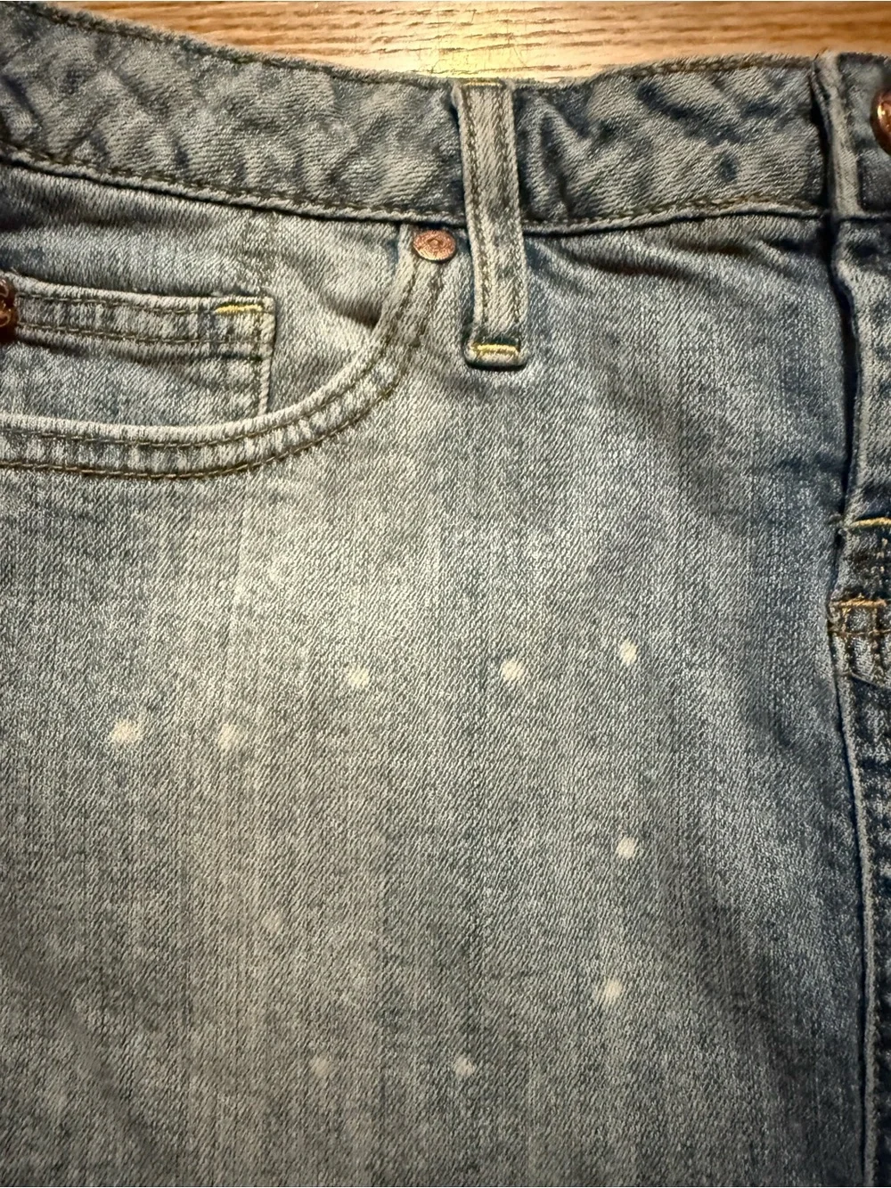 Zana Di 9 bling mini denim skirt
